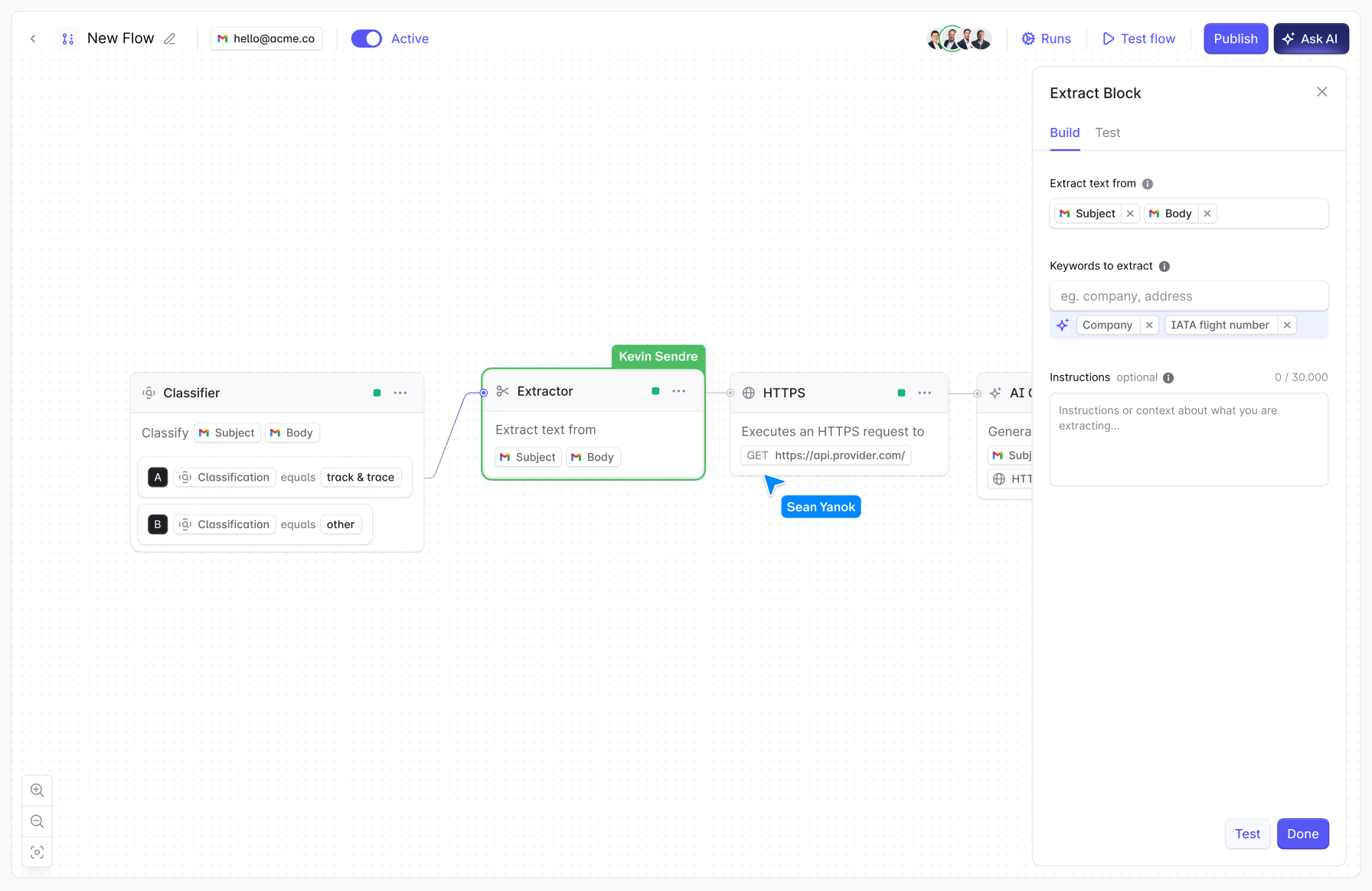 Build Flows / Automations